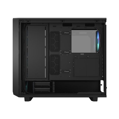 Fractal Design | Meshify 2 Lite RGB TG Light Tint | Side window | Black | E-ATX | Power supply included No | ATX - 7